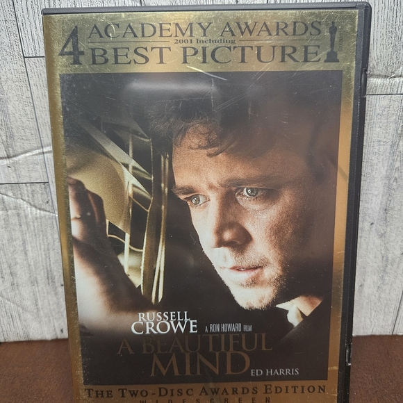 A Beautiful Mind DVD Russell Crown 2-Disc Awards Edition Widescreen - Picture 2 of 5